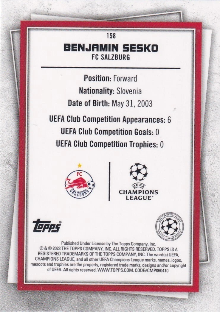 Benjamin Šeško - Common - SuperStars UEFA Club Competitions 22/23