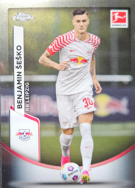 Benjamin Sesko - Topps Chrome Bundesliga 23/24