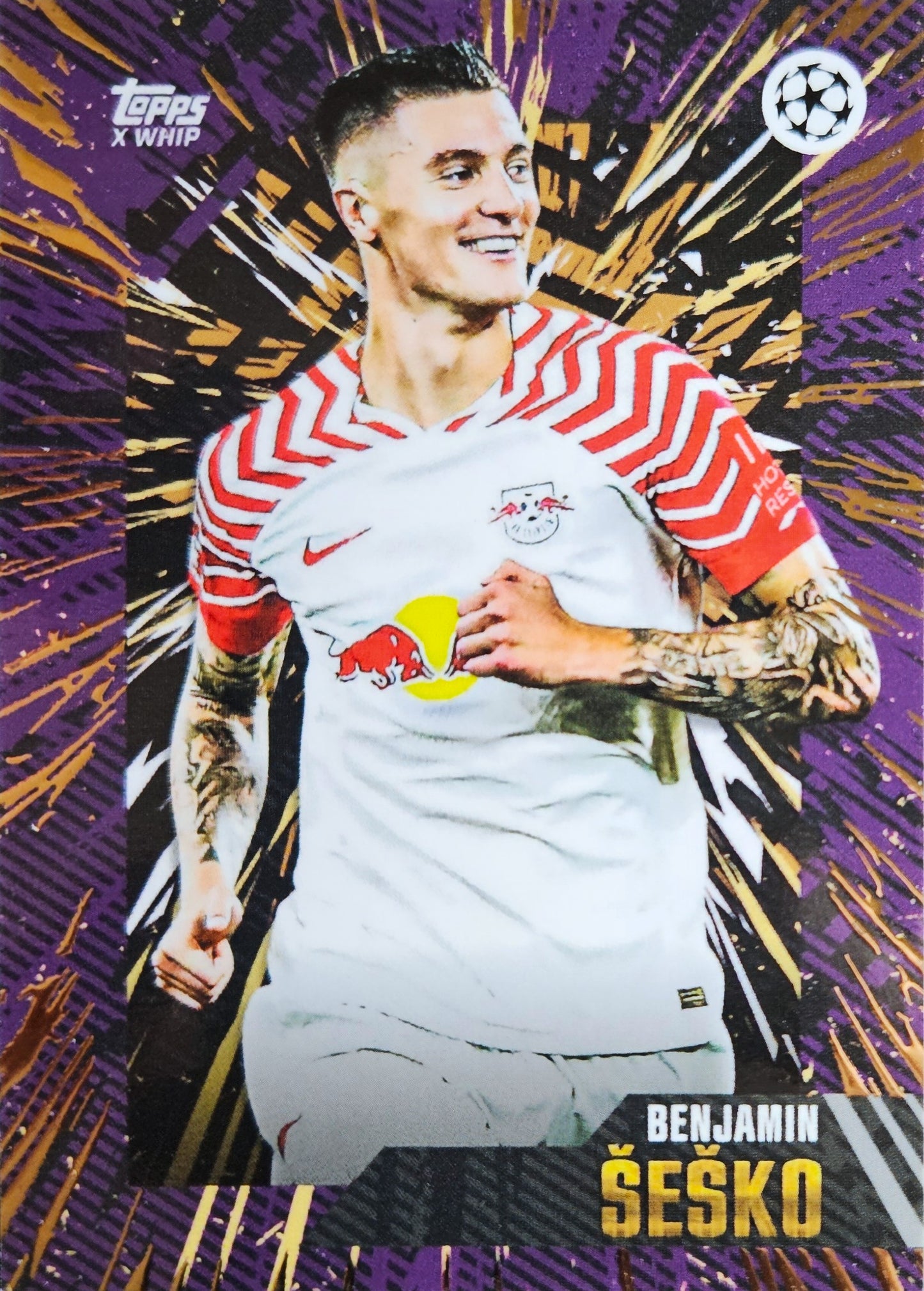 Benjamin Šeško - Topps Gold UEFA Club Competitions 23/24