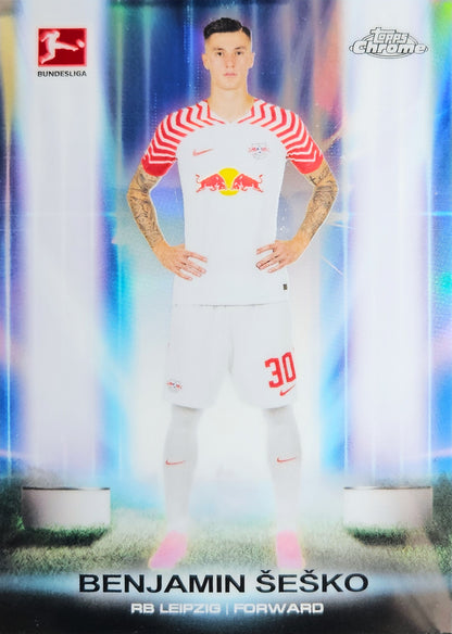 Benjamin Šeško - Ultrabeam - Topps Chrome Bundesliga 23/24