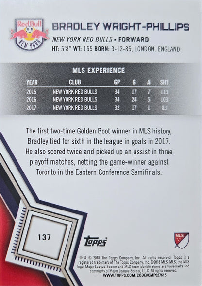 Bradley Wright-Phillips - MLS Soccer 2018