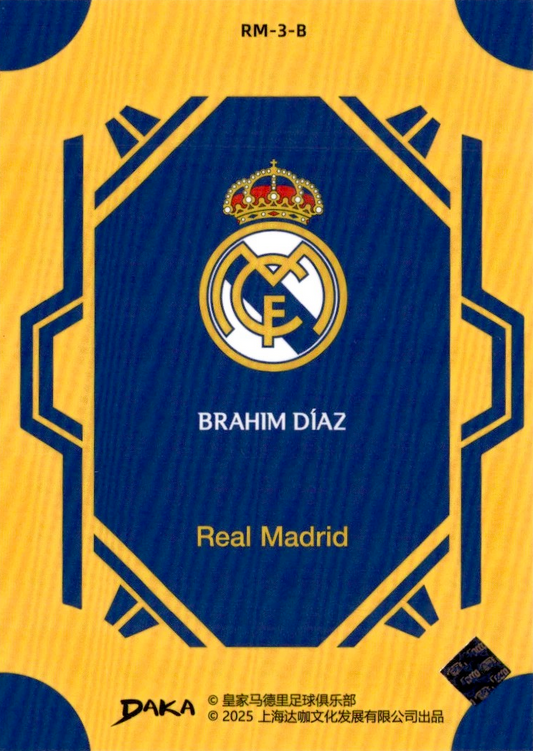 Brahim Diaz - RM-3-B - Top Audience Real Madrid 25/26