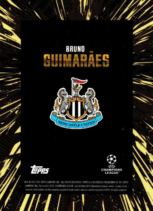 Bruno Guimarães - Topps Gold UEFA Club Competitions 23/24