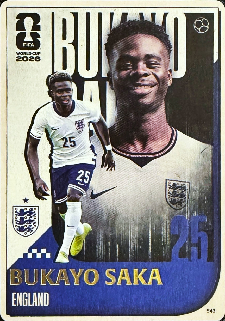 Bukayo Saka - Póster - Kayou x FIFA World Cup 2026