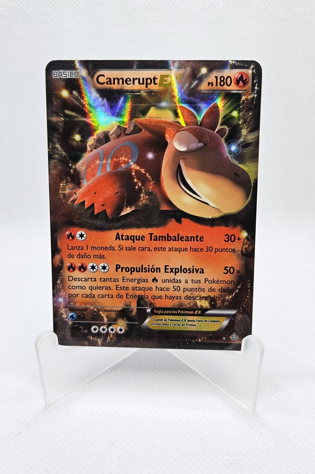 Camerupt EX - 29/160 - XY Duelos Primigenios - Pokémon 2015