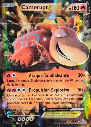 Camerupt EX - 29/160 - XY Duelos Primigenios - Pokémon 2015