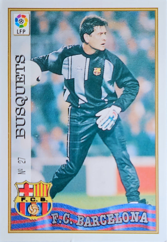Carles Busquets - Las Fichas de la Liga 97/98