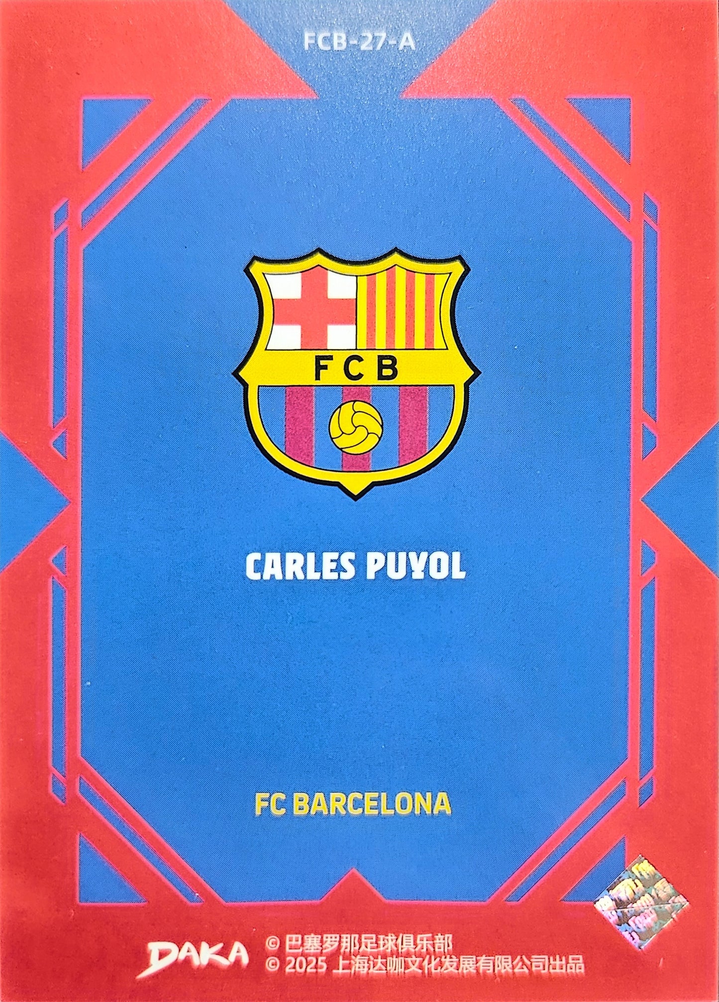 Carles Puyol - FCB-27-A - Top Audience Barcelona 25/26