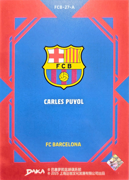 Carles Puyol - FCB-27-A - Top Audience Barcelona 25/26