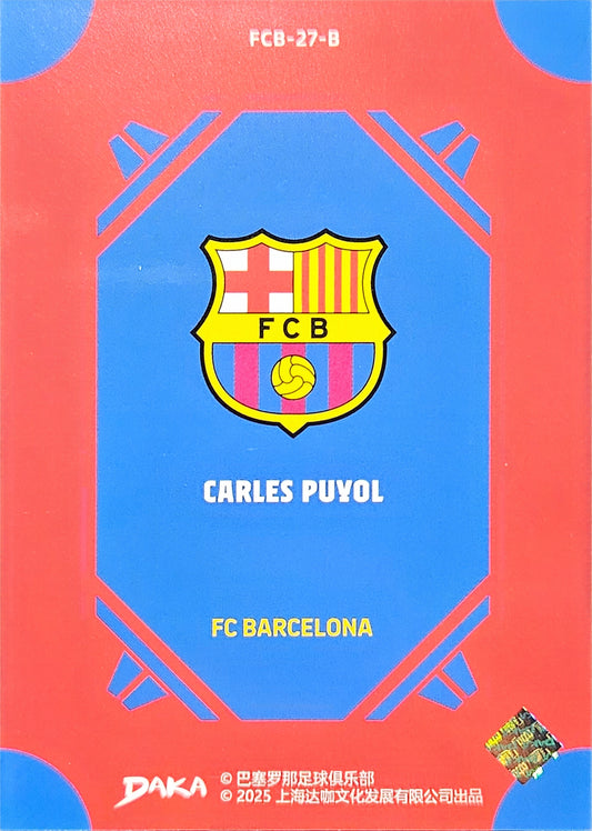 Carles Puyol - FCB-27-B - Top Audience Barcelona 25/26