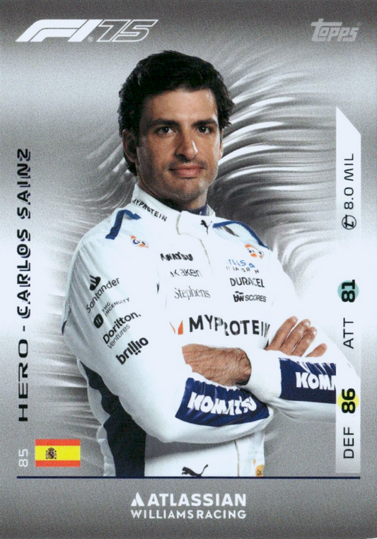 Carlos Sainz - Hero - Turbo Attax Formula 1 2025