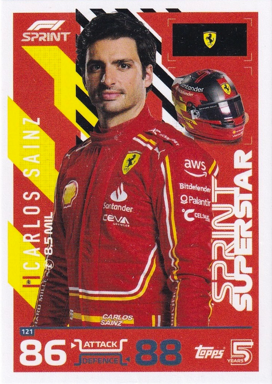 Carlos Sainz - Sprinter Superstar - Turbo Attax Formula 1 2024