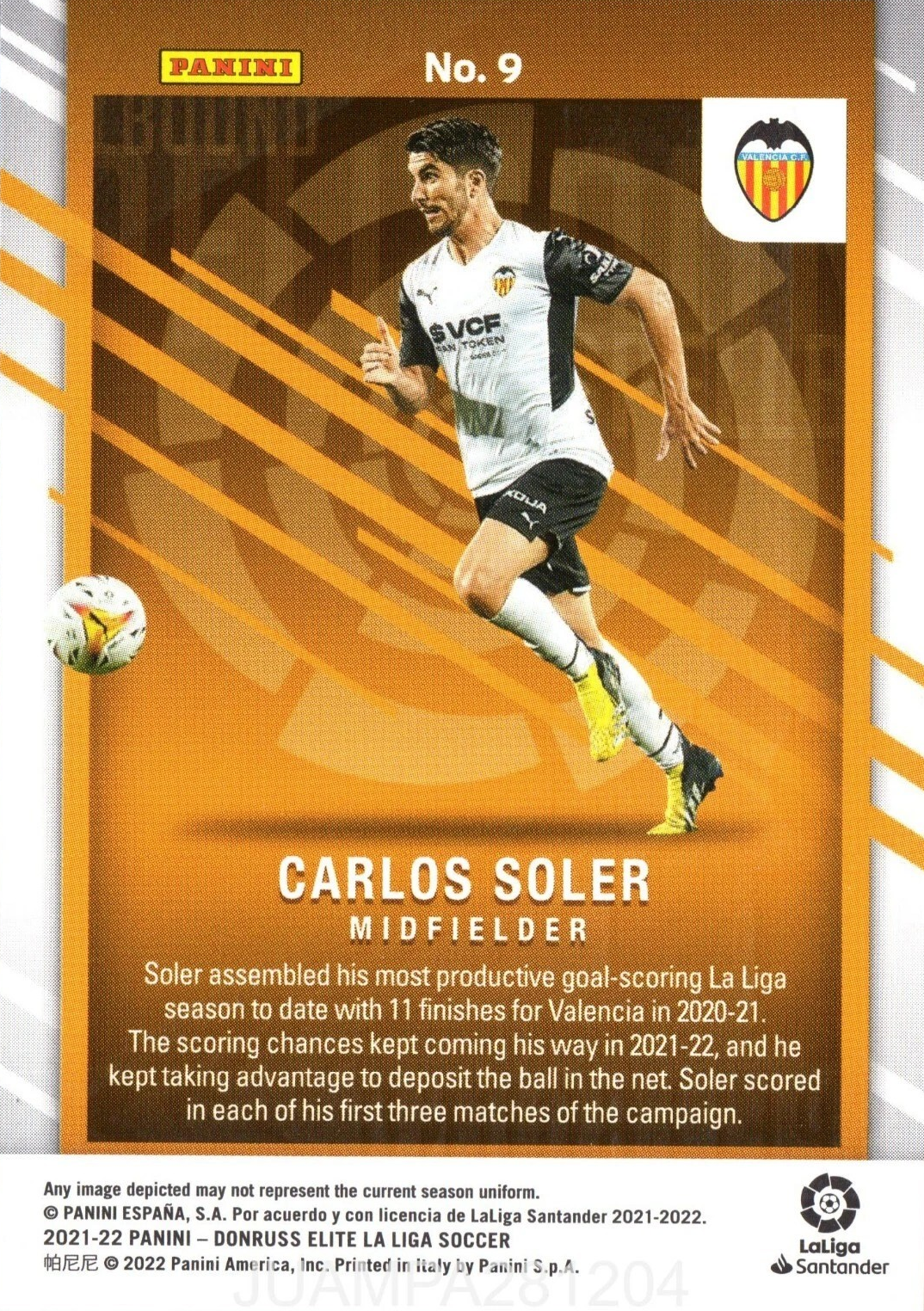 Carlos Soler - Spellbound - Donruss Elite LaLiga 21/22