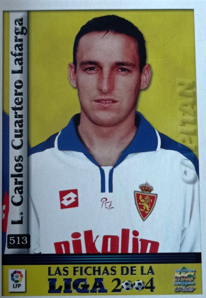 Carlos Cuartero - Capitán - Las Fichas de la Liga 2004
