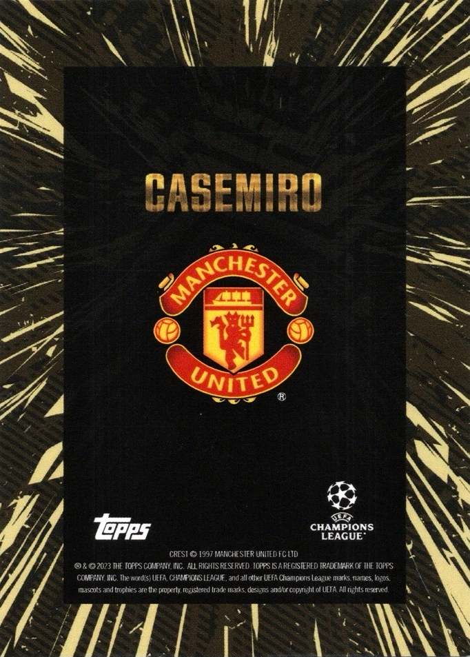 Casemiro - Topps Gold UEFA Club Competitions 23/24