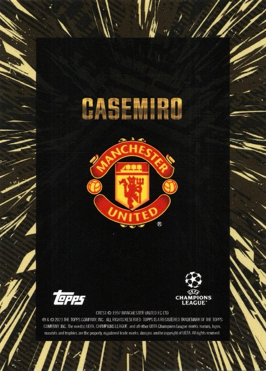 Casemiro - Topps Gold UEFA Club Competitions 23/24