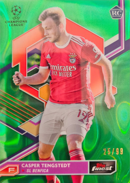 Casper Tengstedt (RC) /99 - Topps Finest UEFA Club Competitions 22/23