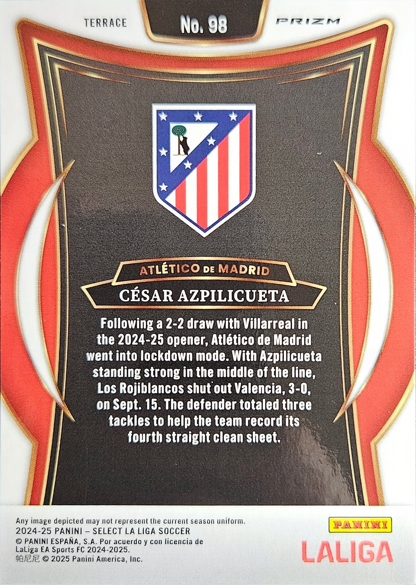 César Azpilicueta - Terrace Blue - Select LaLiga 24/25