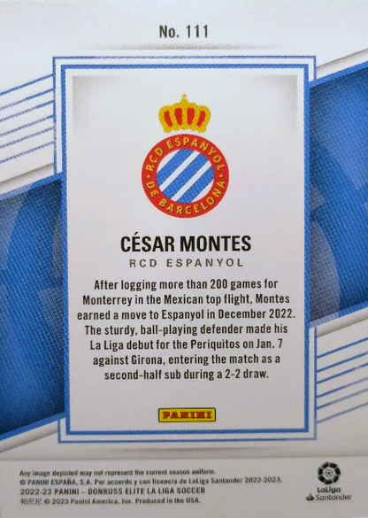 César Montes - Donruss Elite LaLiga 22/23