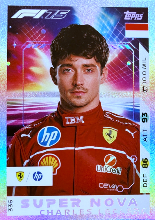 Charles Leclerc - Super Nova - Turbo Attax Formula 1 2025
