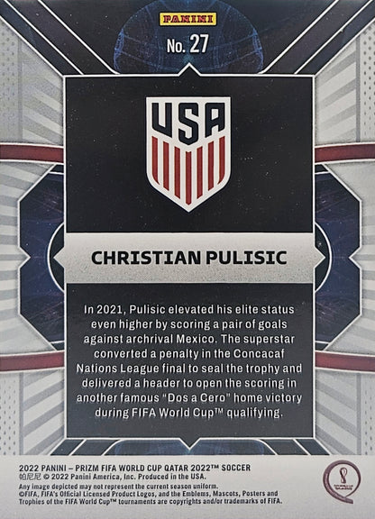 Christian Pulisic - Phenomenon - Panini Prizm FIFA World Cup Qatar 2022