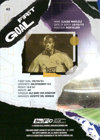 Claude Makélélé - First Goal - Team Set Real Madrid 24/25