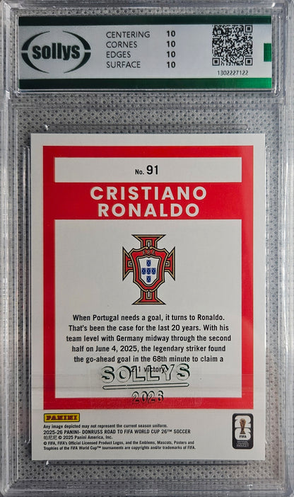 Cristiano Ronaldo - Sollys 10 - Donruss Road to FIFA World Cup 26