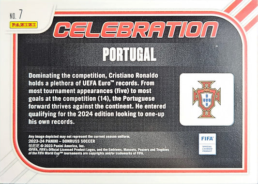 Cristiano Ronaldo - Celebration - Donruss Soccer 23/24