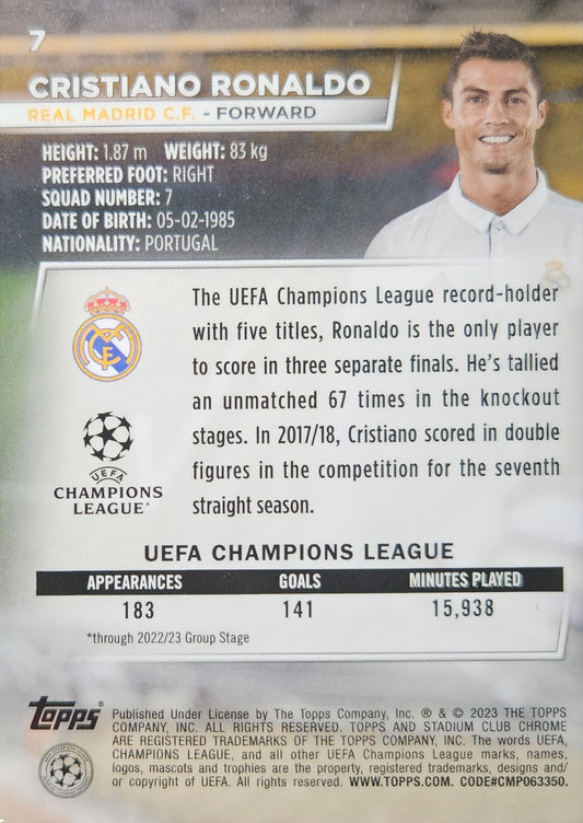 Cristiano Ronaldo - Stadium Club Chrome UEFA Champions League 22/23