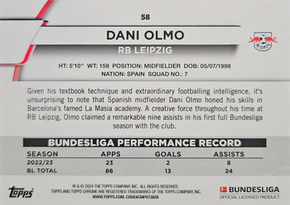 Dani Olmo - Topps Chrome Bundesliga 23/24