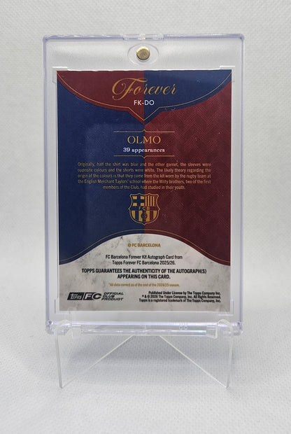 Dani Olmo /75 - Autógrafo original - Barcelona Forever 25/26