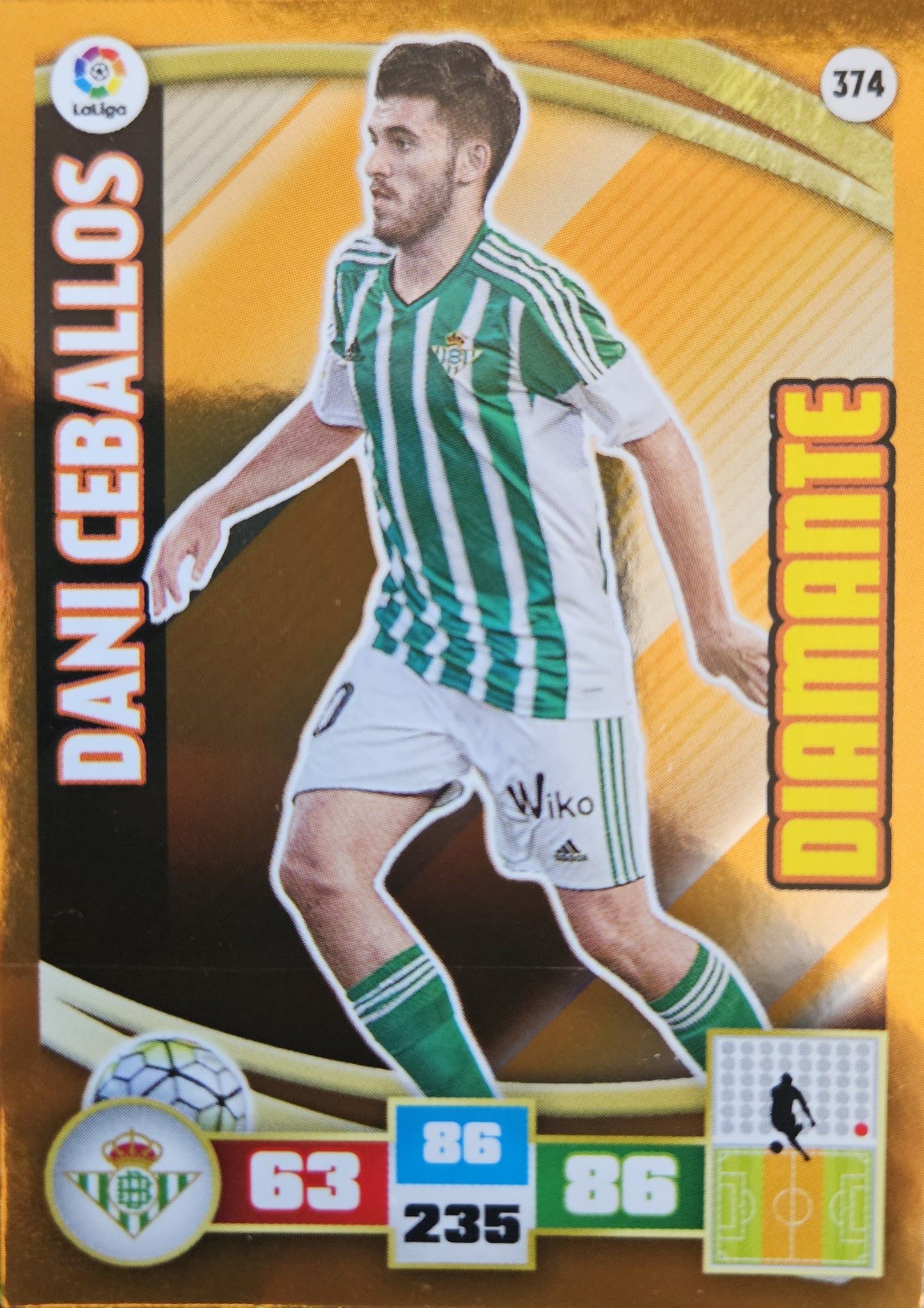 Dani Ceballos - Diamante - Adrenalyn XL LaLiga 15/16