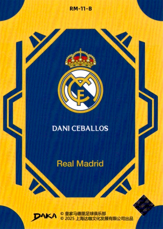 Dani Ceballos - RM-11-B - Top Audience Real Madrid 25/26