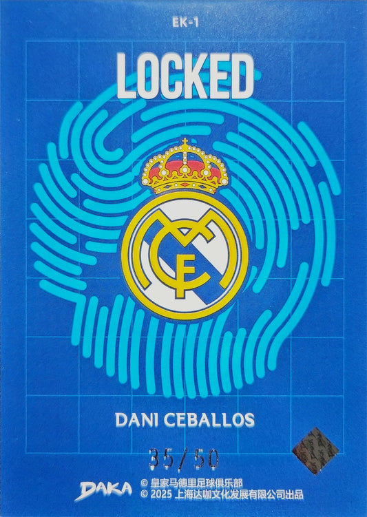 Dani Ceballos /50 - Locked - Top Audience Real Madrid 25/26