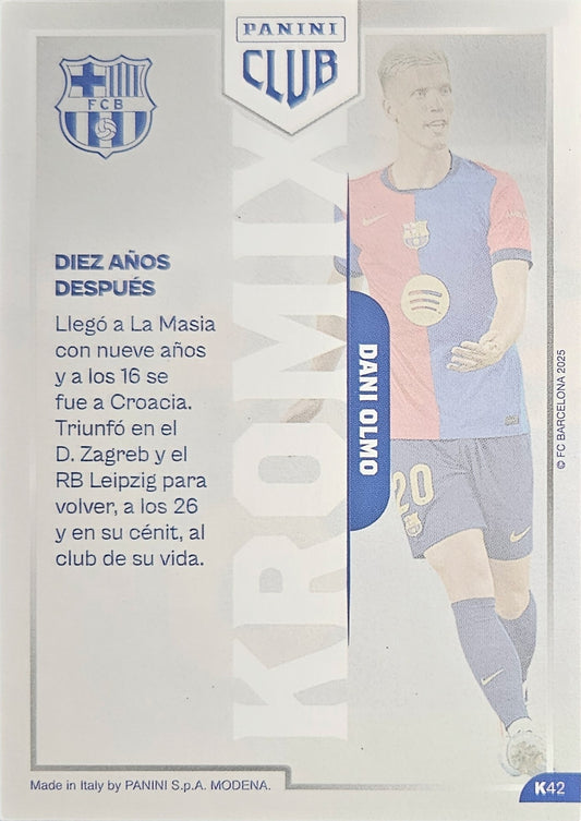 Dani Olmo - Kromix - Panini Club Barcelona 24/25