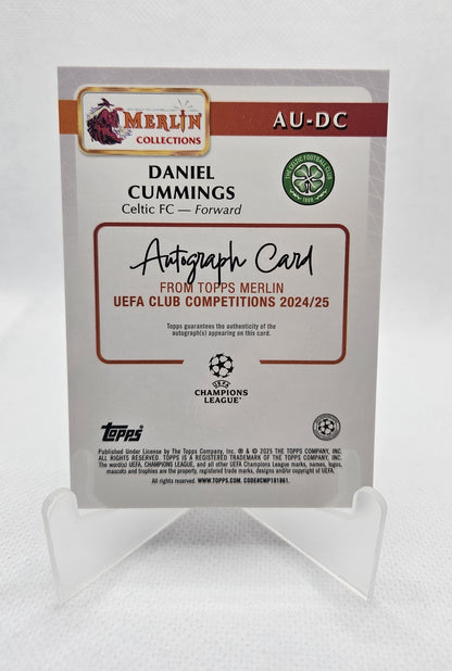 Daniel Cummings (RC) /199 - Autógrafo original - Merlin UEFA Club Competitions 25/26