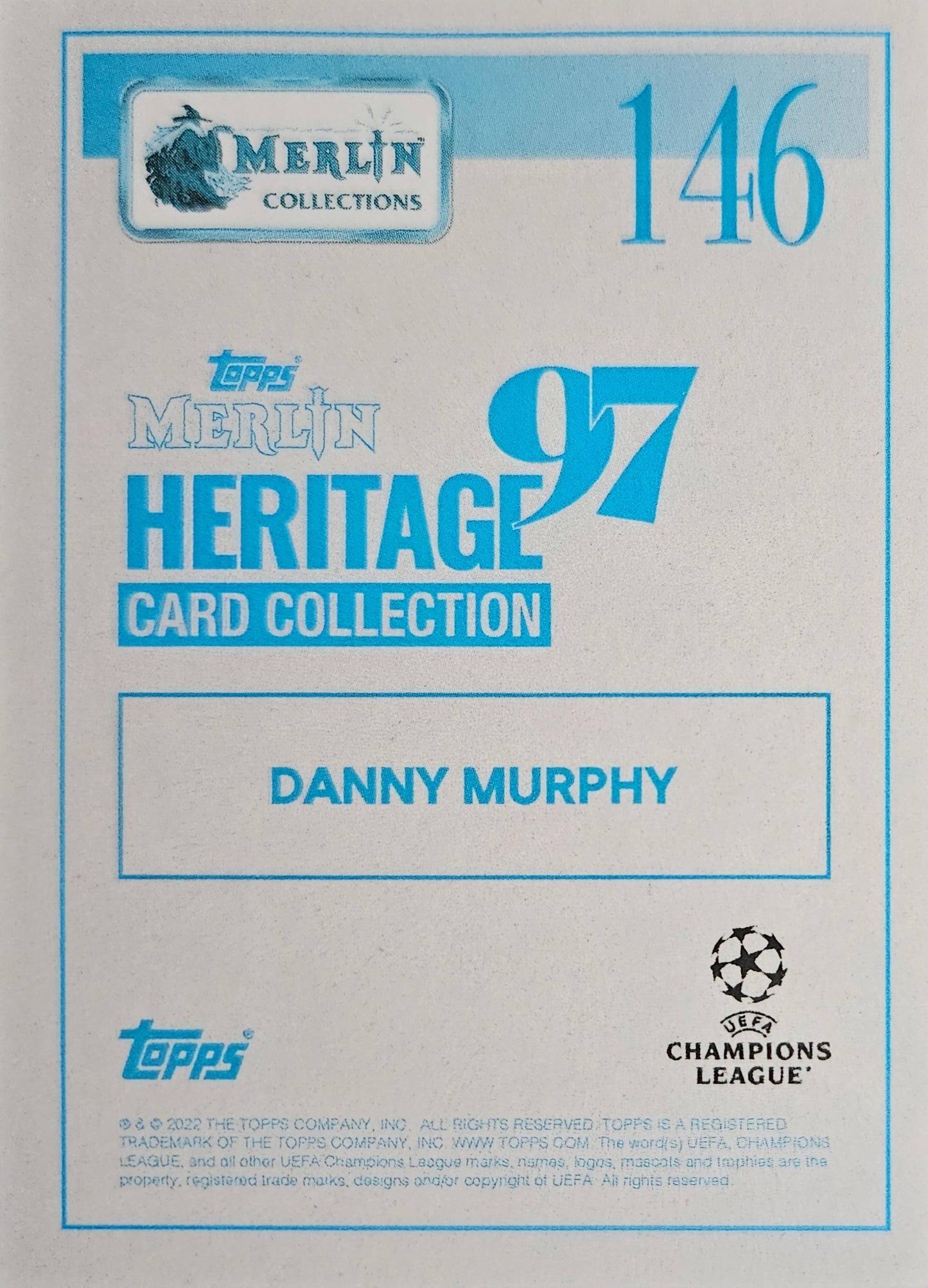 Danny Murphy - Legend - Merlin Heritage 97 Card Collection 22/23