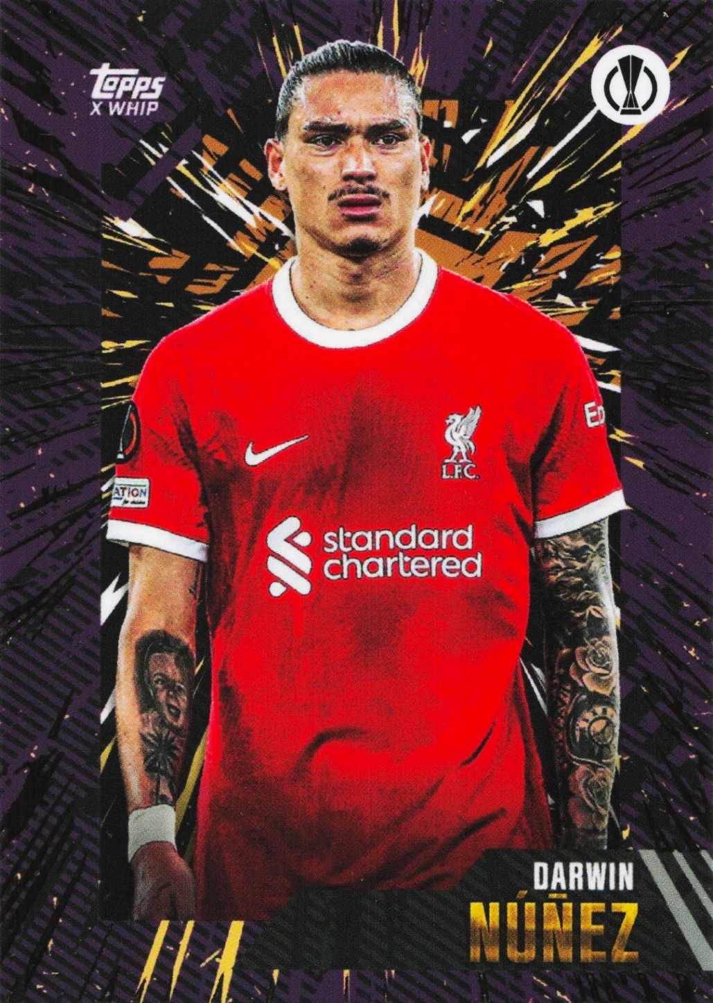Darwin Nuñez - Topps Gold UEFA Club Competitions 23/24
