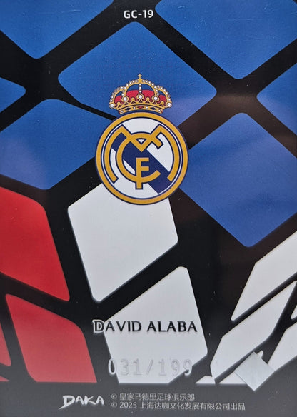 David Alaba /199 - Field Cube - Top Audience Real Madrid 25/26