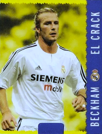 David Beckham - El Crack - Las Fichas de la Liga 2005