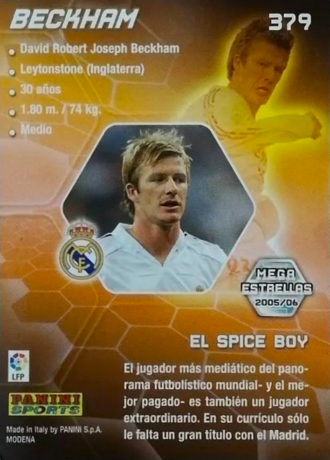 David Beckham - Mega estrellas - Megacracks 05/06