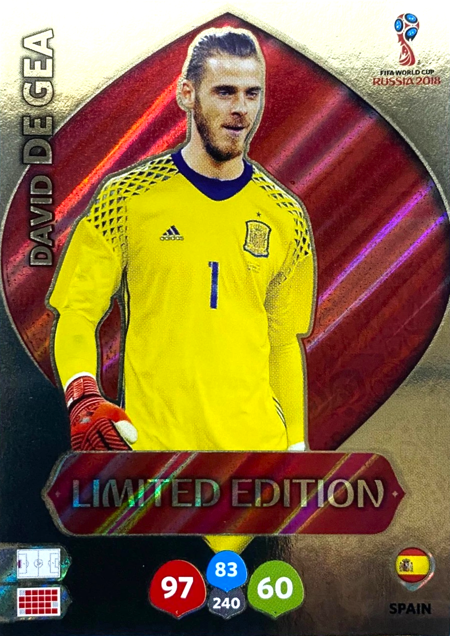 David De Gea - Limited Edition - Adrenalyn XL FIFA World Cup Russia 2018