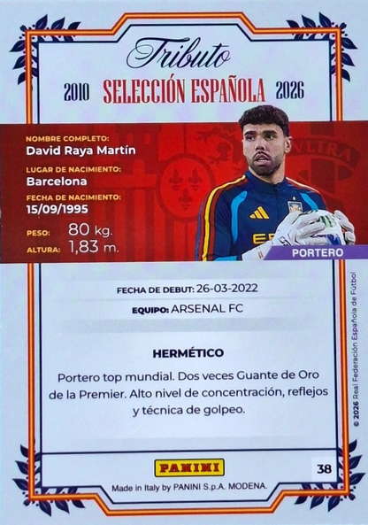 David Raya - La Roja 2026 - Tributo "Vamos Campeones" Selección Española 2010-2026