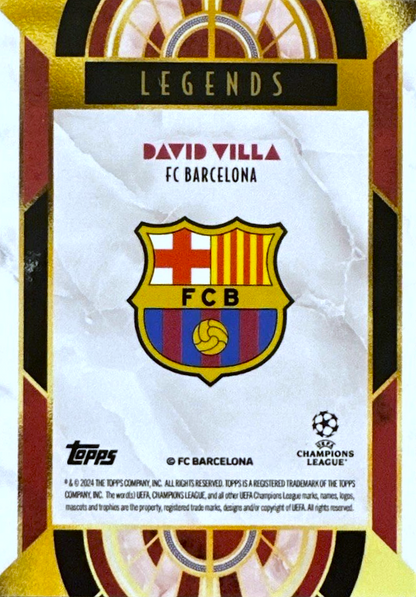 David Villa - Legends - Topps Deco UEFA Club Competitions 24/25