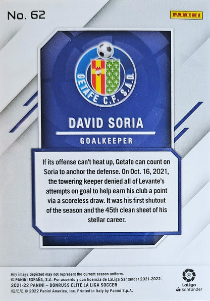 David Soria - Donruss Elite LaLiga 21/22