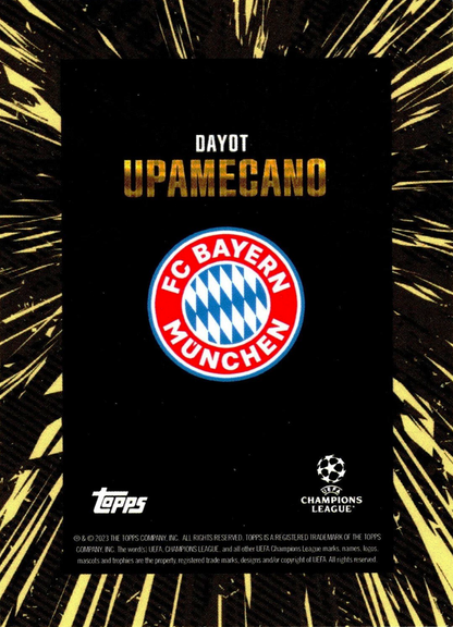 Dayot Upamecano - Topps Gold UEFA Club Competitions 23/24