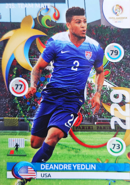 DeAndre Yedlin - Team Mate - Adrenalyn XL Copa América Centenario USA 2016