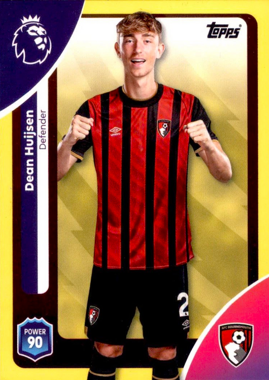 Dean Huijsen - Yellow - Topps Premier League 2026