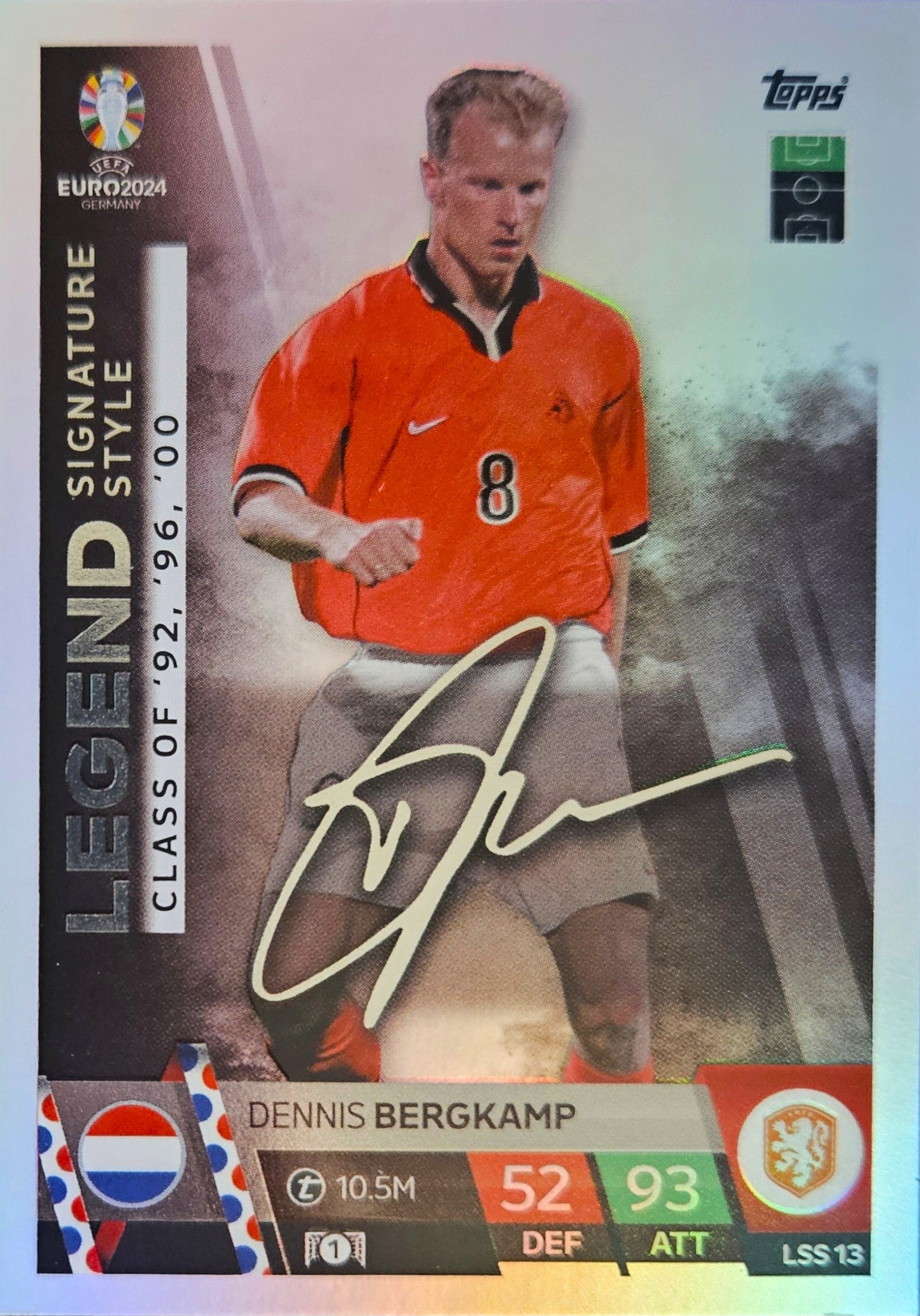 Dennis Bergkamp - Legend Signature Style - Match Attax EURO 2024 Germany