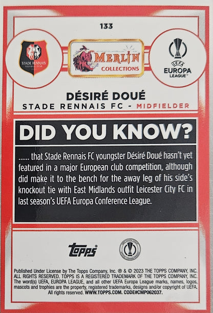 Désiré Doué (RC) - Merlin UEFA Club Competitions 22/23